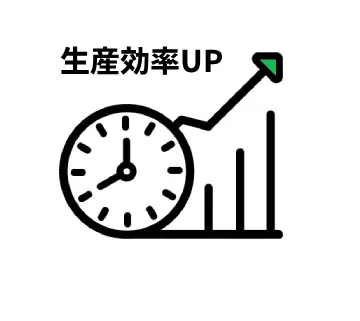 生産効率UP